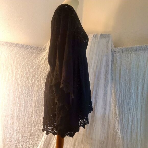 Passion Concept Black Swim Cover Up Size Large - Picture 3 of 9